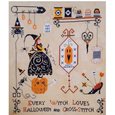 Cuore e Batticuore Halloween and Cross Stitch Every Witch Loves Halloween