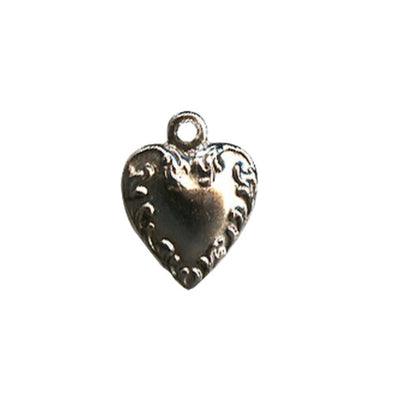Charm J13134AS Heart silver