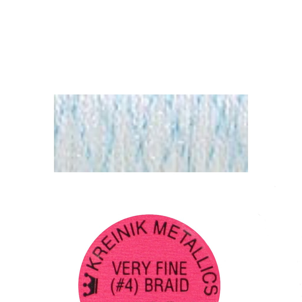 Kreinik Metallic #4 Braid   194 Pale Blue