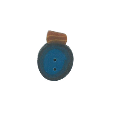 Just Another Button Company 4426.T Tiny Blue Bulb