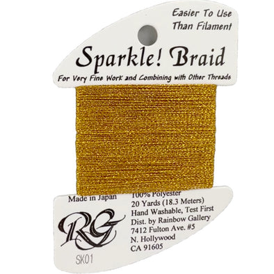 Sparkle Braid 01 Yellow Gold