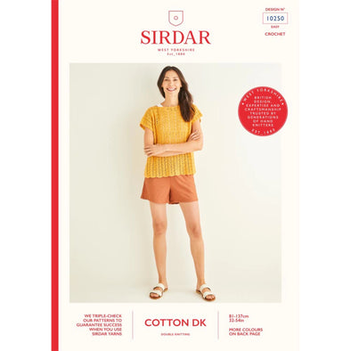 Sirdar 10250 Cotton Dk Sweater