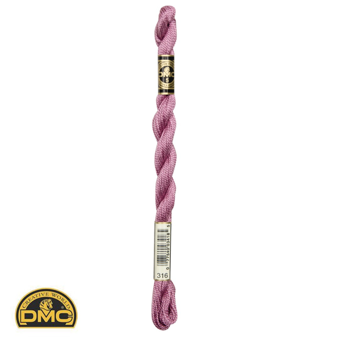 Perle  5  316 Antique Mauve Medium