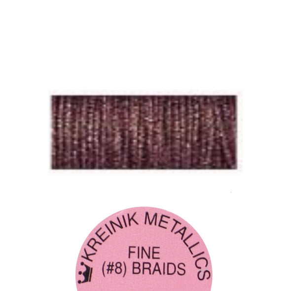Kreinik Metallic #8 Braid 4202 Dusky Meadow