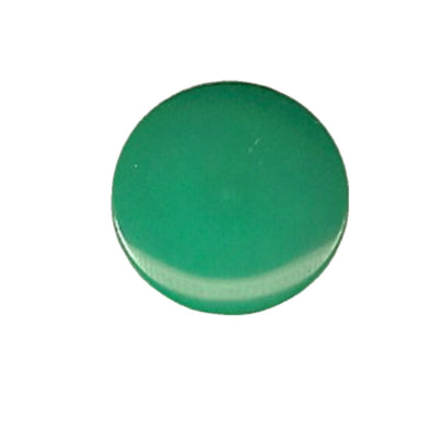 Button 668100 Green Shank 18mm