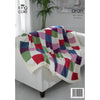 King Cole 3457 Afghan - Mult Colored