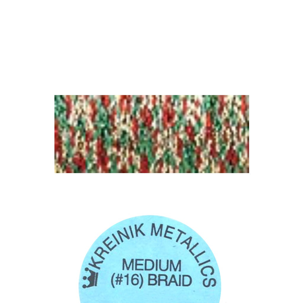 Kreinik Metallic#16 Braid   238 Christmas Medium