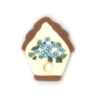Just Another Button Company 1121 Floral Bird House