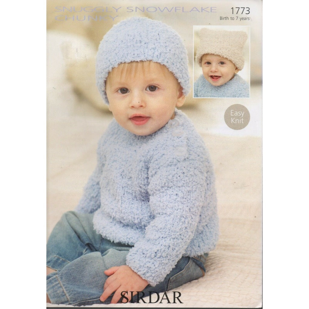 Sirdar 1773 Snowflake Chunky Cardigan