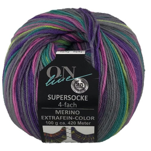 Supersocke 4 Ply Merino Color 2682