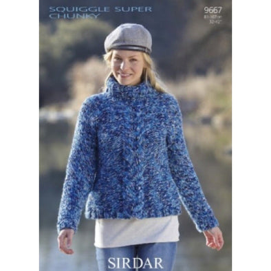 Sirdar 9667 Squiggle Super Chunky Sweater