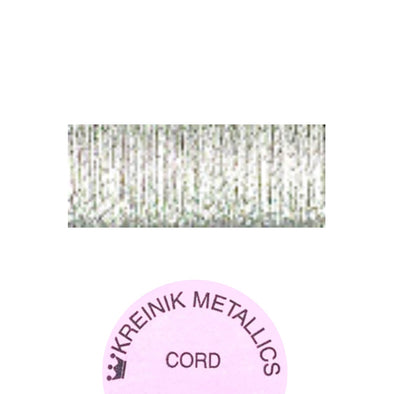 Kreinik Metallic Cord 001C Silver