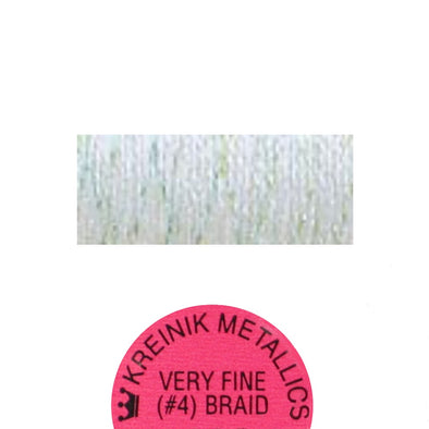 Kreinik Metallic #4 Braid   198 Pale Green