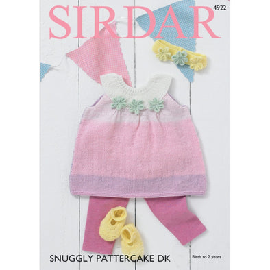 Sirdar 4922 Baby Girls Jumper Set