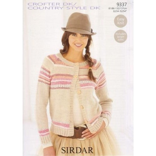 Sirdar 9337 Crofter DK Cardigan