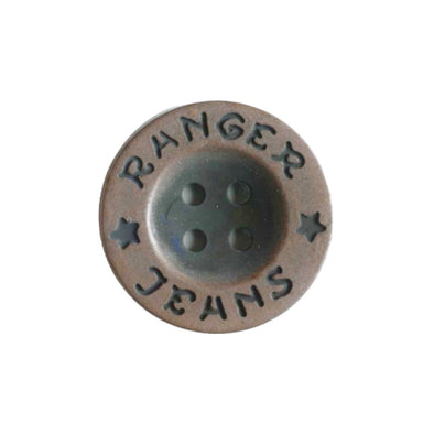 Button 200079 Copper etched 18mm