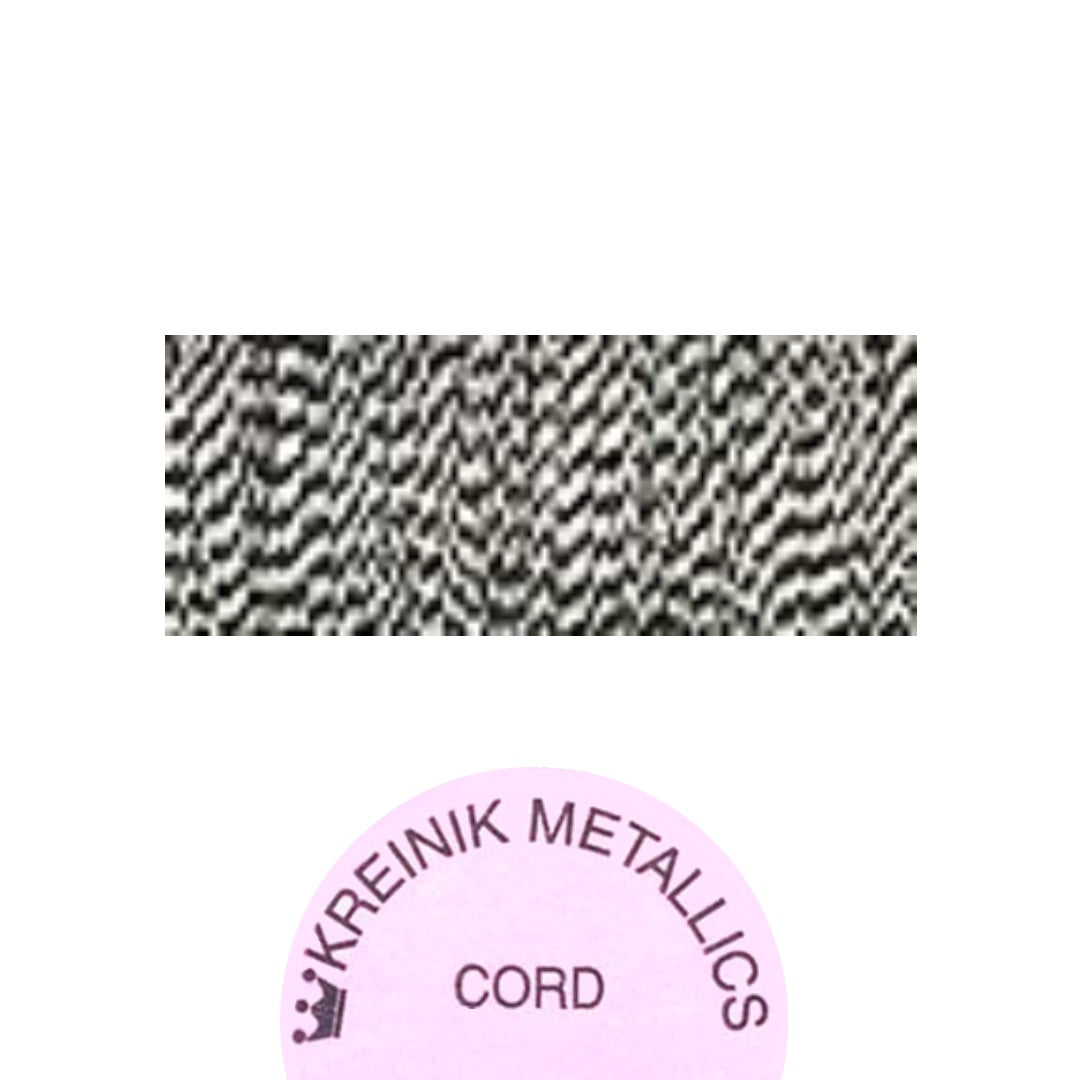 Kreinik Metallic Cord 105C Antique Silver