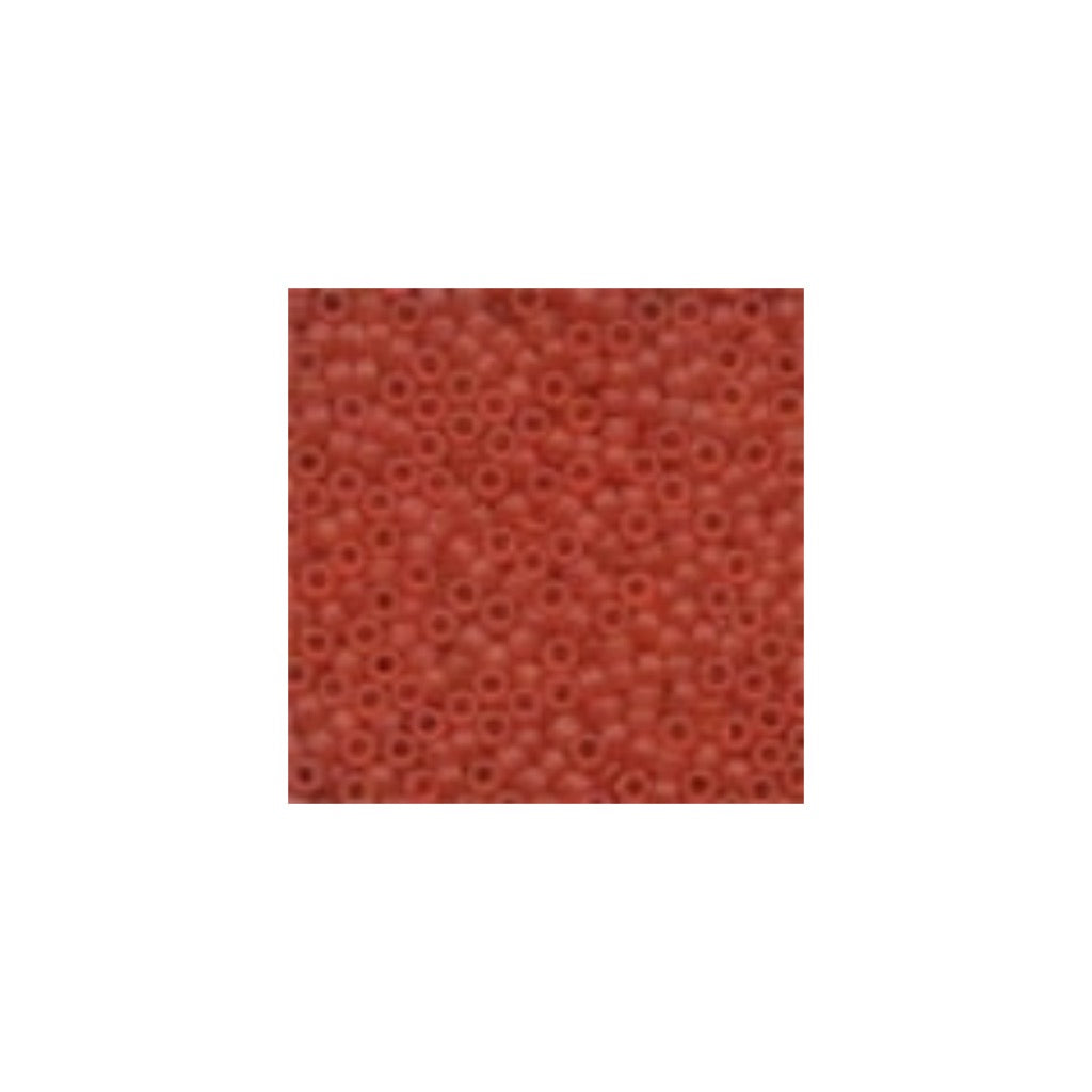 Beads 62013 Frosted - Red Red