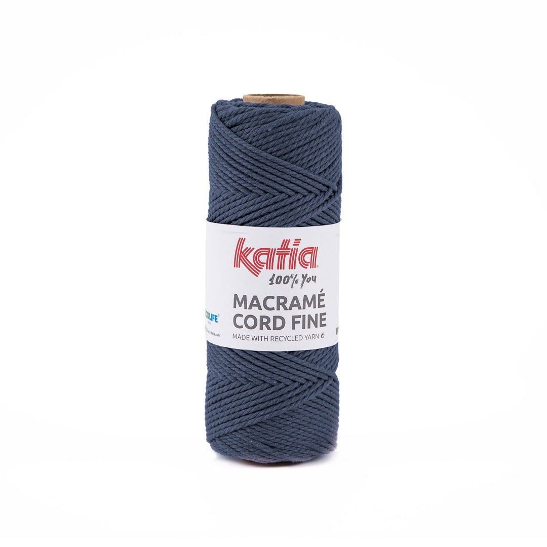 Macrame Cord Fine 203 Jeans 2.5mm