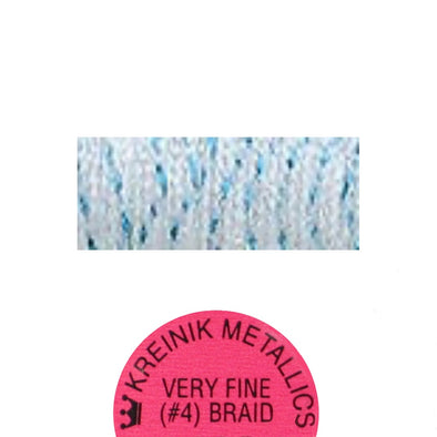 Kreinik Metallic #4 Braid 1432 Blue Ice
