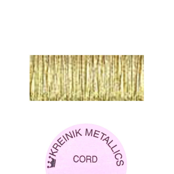 Kreinik Metallic Cord 002C Gold