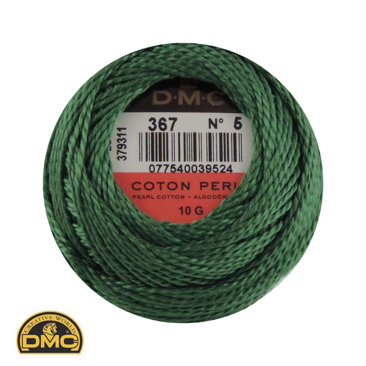 Perle  5  367 Pistachio Green Dk Ball