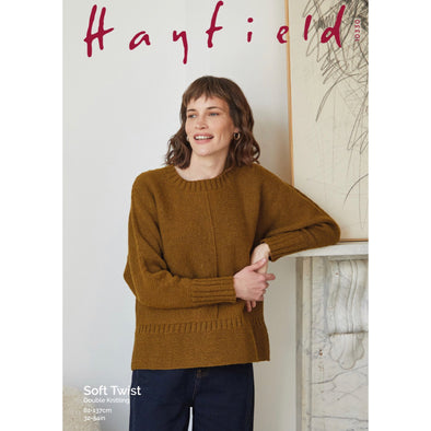 Hayfield 10330 Soft Twist Sweater