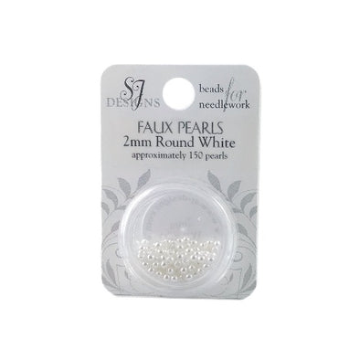 Pearls 2.0mm White Faux SJD