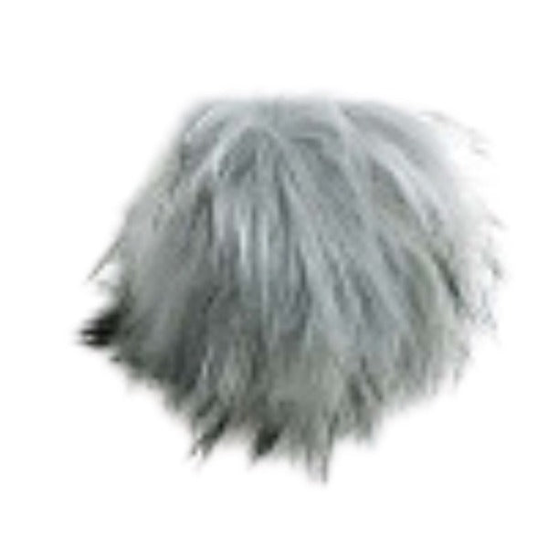 Fake Fur Pom Pom 1204 Silver