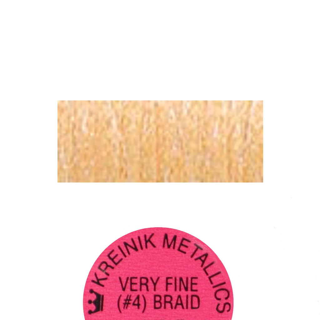 Kreinik Metallic #4 Braid   051F Tangerine