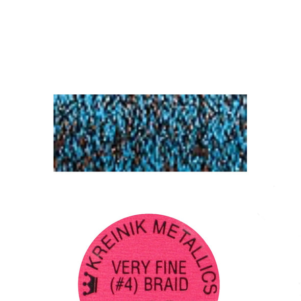 Kreinik Metallic #4 Braid   622 Wedgewood Blue