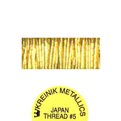 Kreinik Metallic Japan #5 002J Japan Gold
