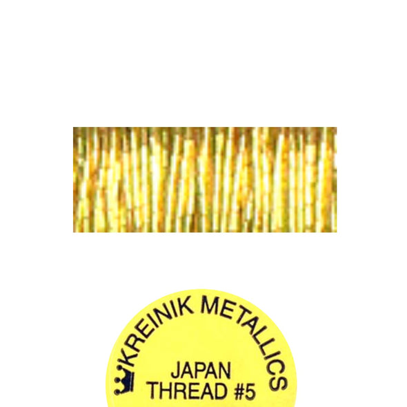 Kreinik Metallic Japan #5 002J Japan Gold