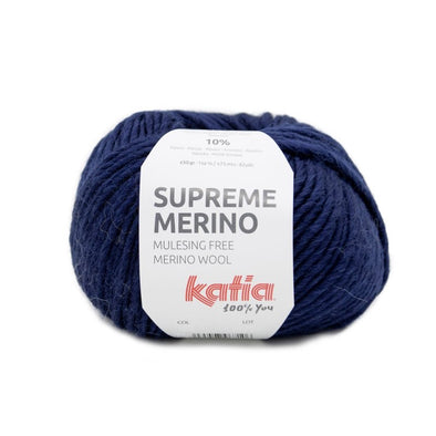Supreme Merino 94 Dark Blue Chunky