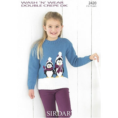 Sirdar 2420 Snuggly DK Pingouin Sweater