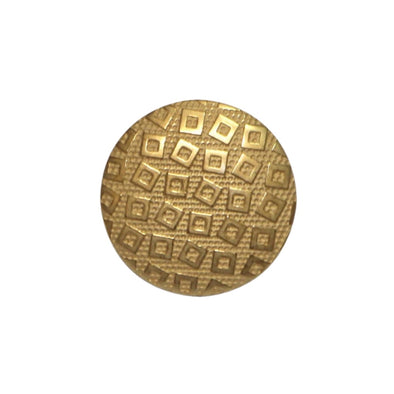 Button 203936 Gold Etched 18mm