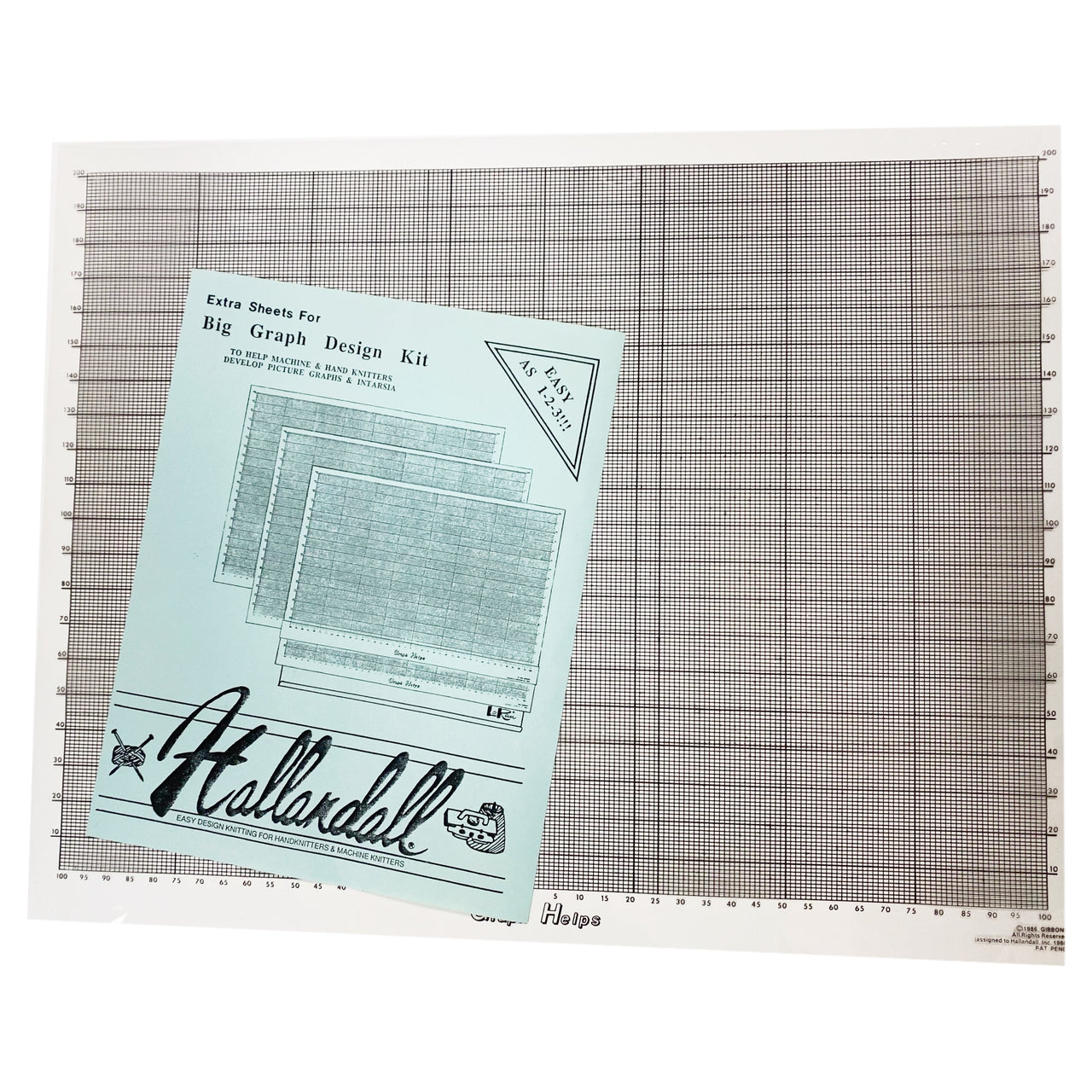Knit Graph Paper - Large Dry Erase