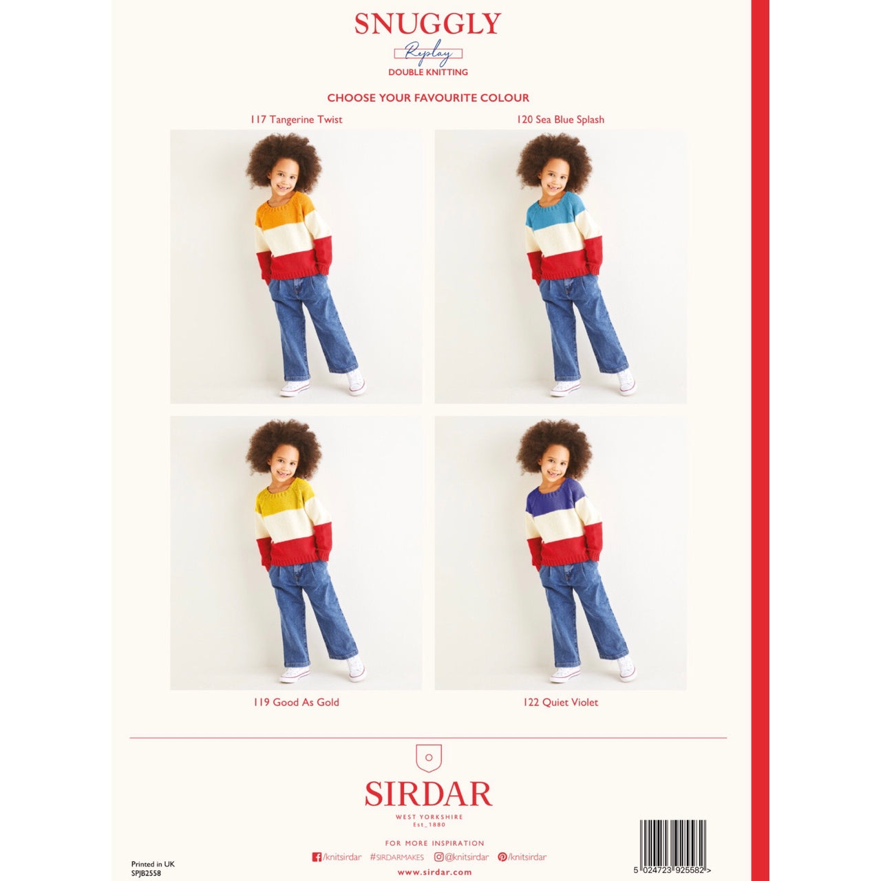 Sirdar 2558 Snuggly Replay Sweater