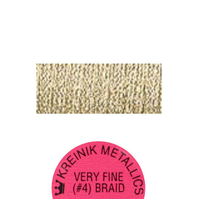 Kreinik Metallic #4 Braid   002C Gold Cord