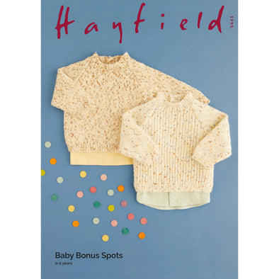 Hayfield 5443 Baby Bonus Spots Sweater