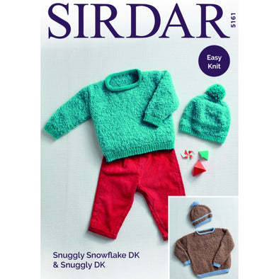 Sirdar 5161 Snowflake DK Bl/Br Set