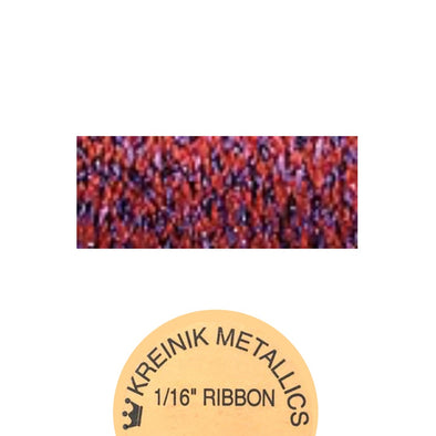 Kreinik Metallic 1/16” Ribbon  326 Hibiscus