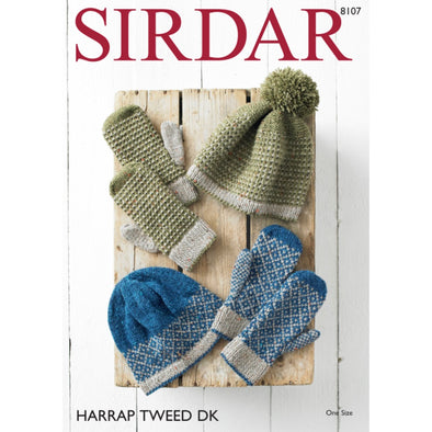 Sirdar 8107 Harrap Tweed DK Accessories