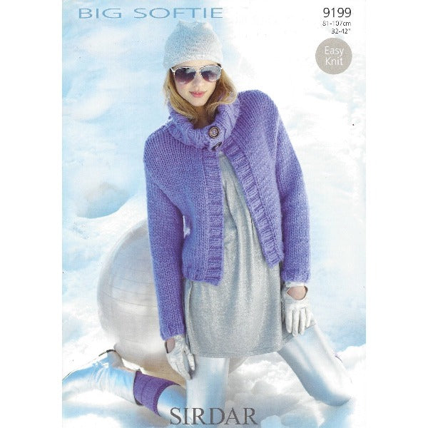 Sirdar 9199 Big Softie Jacket - Adult