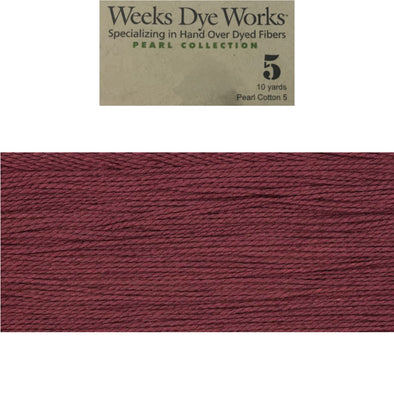 Weeks Dye Works 5P 3860 Crimson