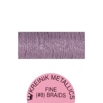 Kreinik Metallic #8 Braid  057F Grape Fluorescent