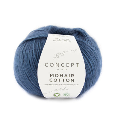 Mohair Cotton 084 Turquoise