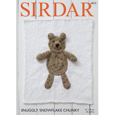 Sirdar 4915 Bear and Cat Blanket