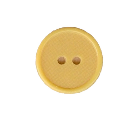 Button 38044 Yellow 18mm