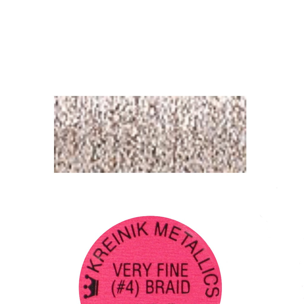 Kreinik Metallic #4 Braid   013 Beige Braid